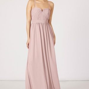 Azazie Lara dress dusty rose